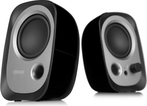 Edifier R12U Aktive PC-Lautsprecher mit USB-C Anschluss, Schwarz, 4 Watt - Bild 1