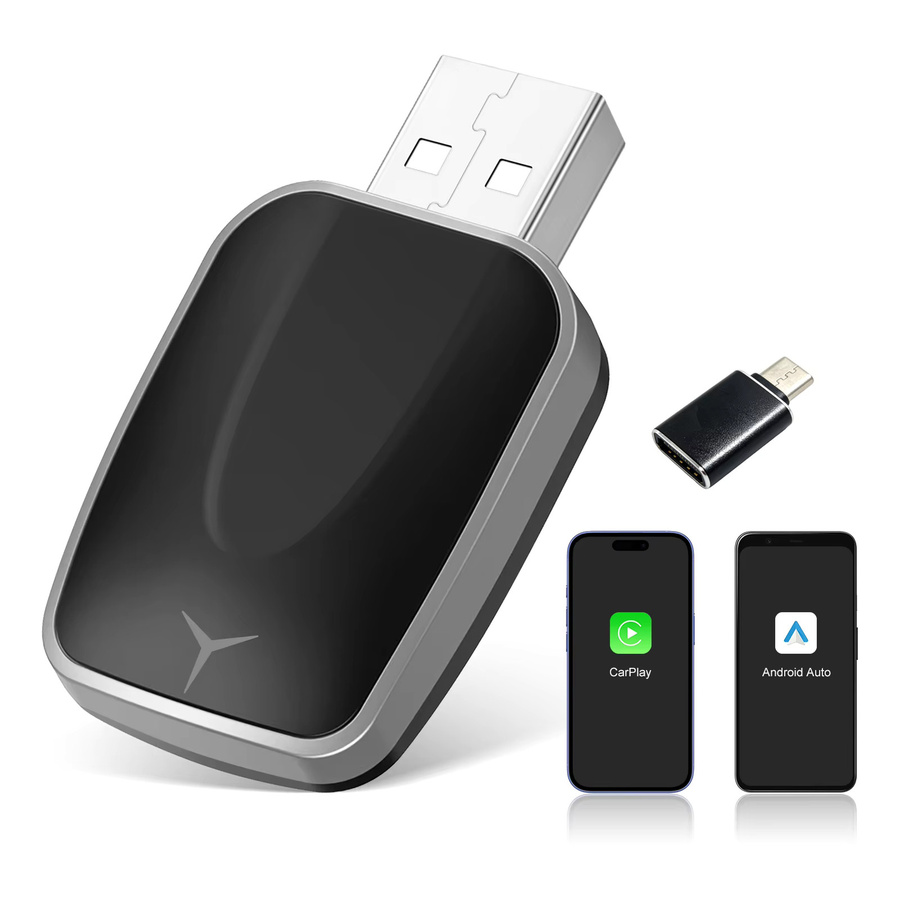 Ezonetronics Wireless CarPlay und Android Auto Adapter 2-in-1 in Schwarz für werkseitig verkabelte Fahrzeuge - Bild 5