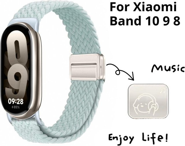 XIAOLU Uhrenarmband Nylon, Grau, Unisex - Bild 1