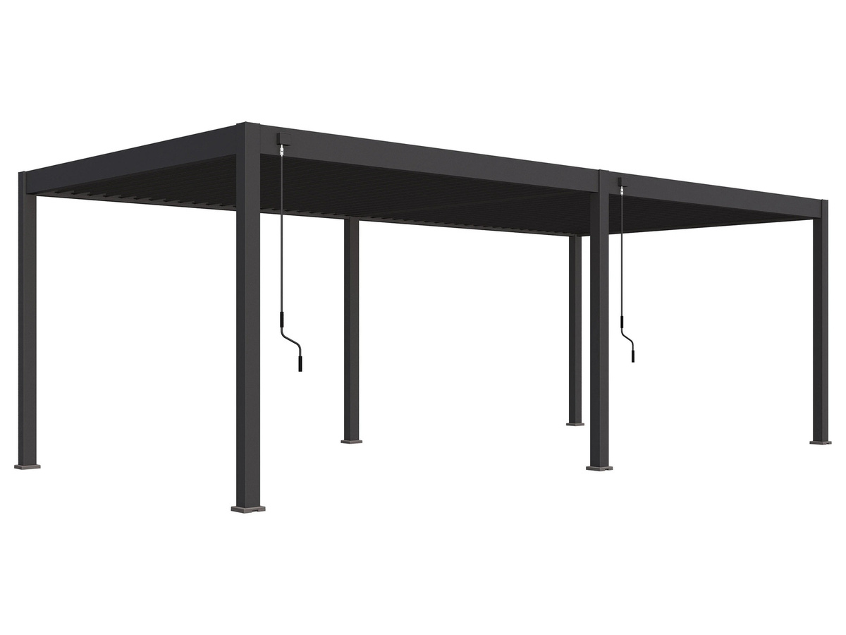 PergoLine Superior Pergola Anthrazit B: 7,2 m, T: 3,6 m - Bild 4