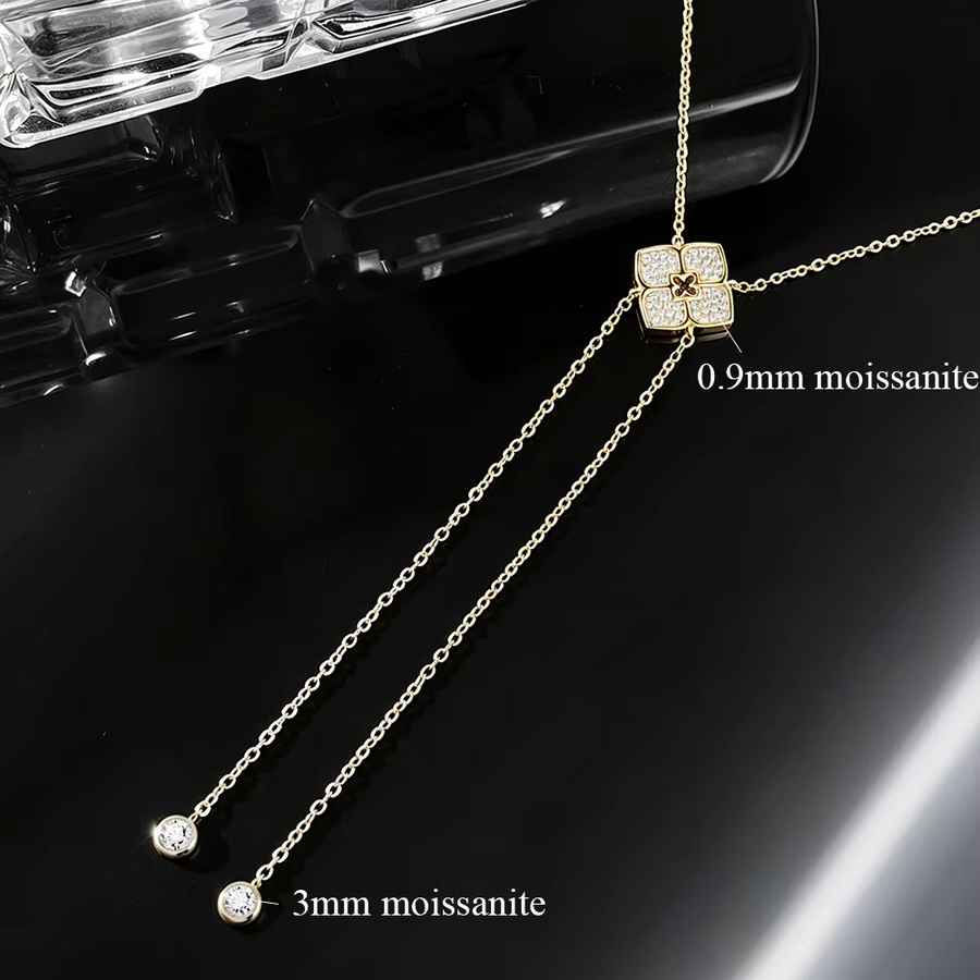 COSYA Halskette, 925 Silber, Moissanit, Damen - Bild 4