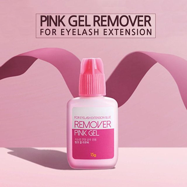 eonbeaut Gel-Entferner für Wimpernverlängerungskleber, 15 g, pink - Bild 1
