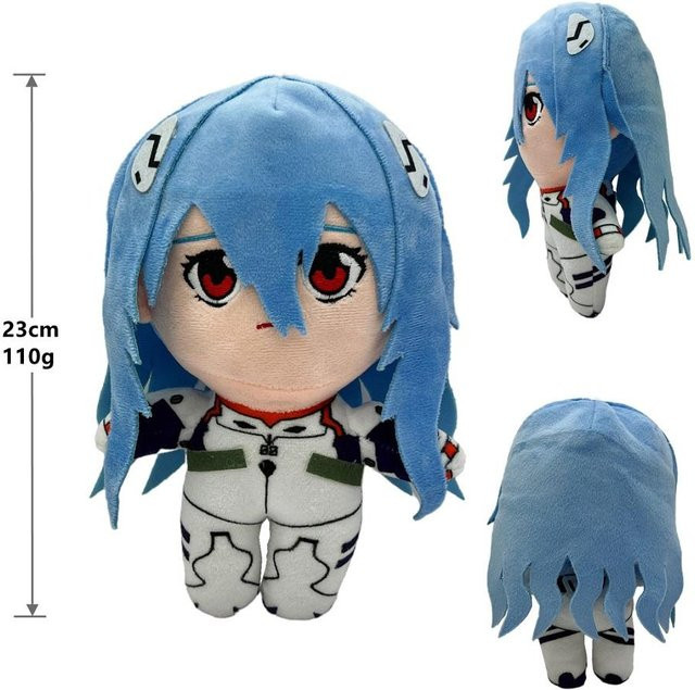 Yiran Health & Beauty Ayanami Rei Plüschtier, Evangelion, ab 14 Jahren - Bild 1