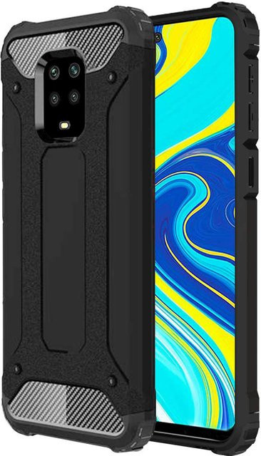Xiaomi Techsuit Hybrid Armor Schutzhülle für Redmi Note 9S, Note 9 Pro und Note 9 Pro Max in Schwarz - Bild 1
