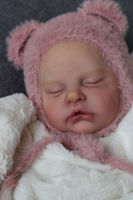 NPK Ruby Sleeping Baby, Reborn-Puppenbausatz, 1-teiliges Set, rosa - Bild 1