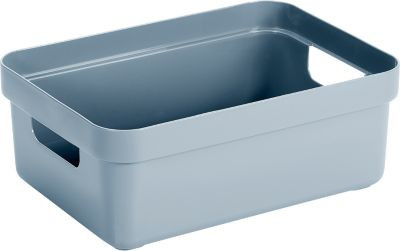 Sunware Sigma Home Aufbewahrungsbox mit Griffen, 9 l, Blaugrau - Bild 1