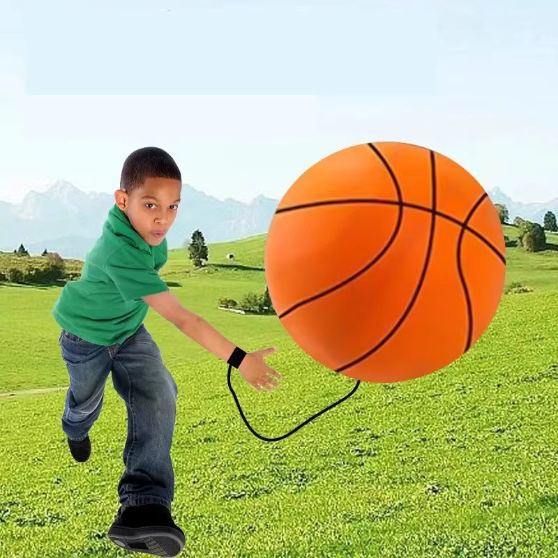 soulbao Handgelenk-Rücklaufball, Gummi-Sportball, mit Riemenschnur - Bild 3