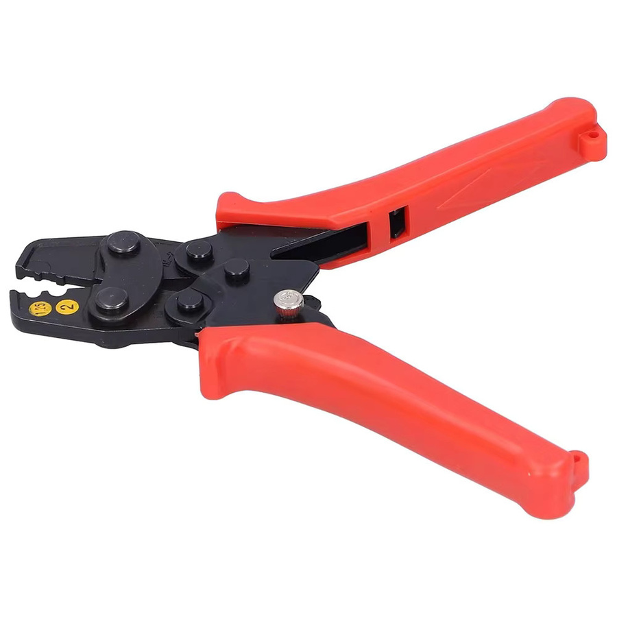 WOZOBUY HS-1MA/6MA Professionelle Mini-Crimpzange und Abisolierzange aus Kohlenstoffstahl für blanke Anschlüsse - Bild 2