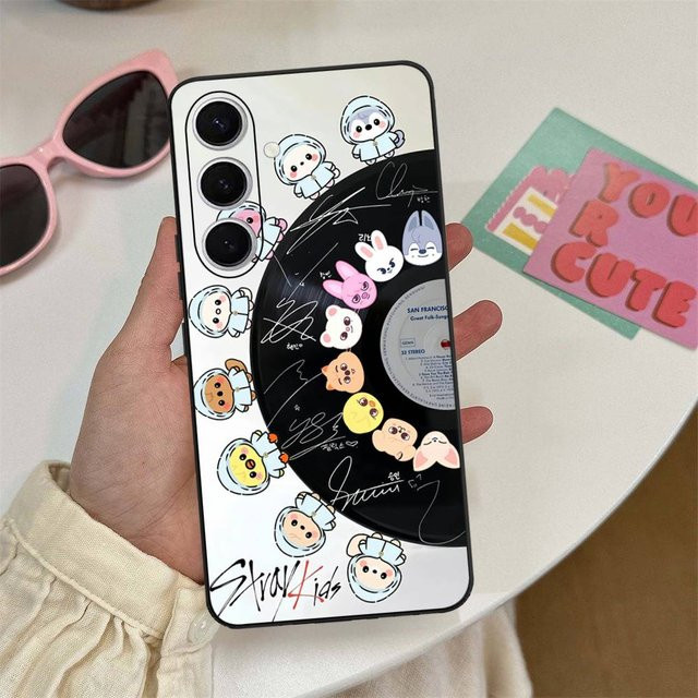 Kpop S-Stray K-Kids Handyhülle für Samsung Galaxy S24 FE, S25 Ultra, S23, S22 Ultra 5G und weitere Modelle, Multicolor - Bild 1