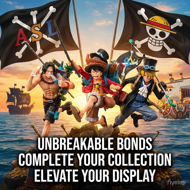Bandai One Piece Luffy Sabo Ace Figur, 3-teiliges Set - Bild 1