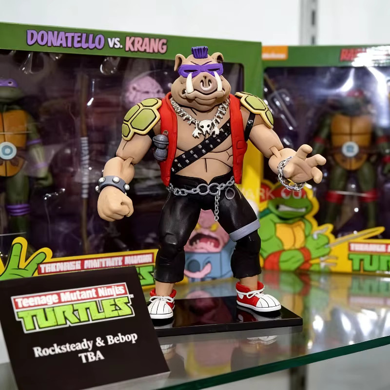 Potdemiel Teenage Mutant Ninja Turtles Rocksteady Bebop, Actionfiguren, 7 Zoll - Bild 2