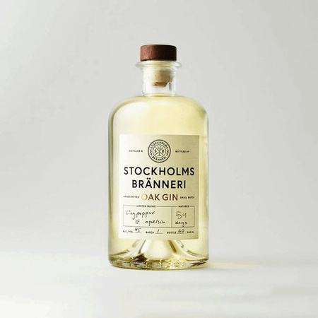 Stockholms Bränneri Oak Gin, Bourbonfass, 0,5 l