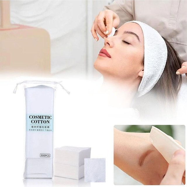 SADOER Gesichts Puff Pads Einweg, 500 Stück, Unisex - Bild 1