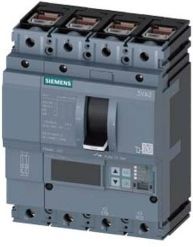 Siemens 3VA2010-6JQ46-0AA0 Leistungsschalter in Grau mit einem Einstellbereich von 40 - 100A und einer maximalen Schaltspannung von 690 V/AC - Bild 1