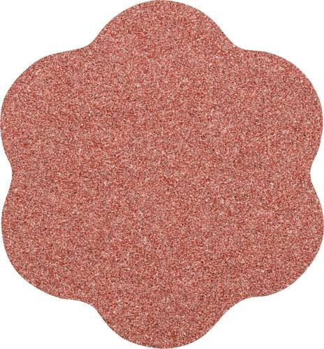PFERD Schleifblatt CDR 60A 60 CONTOUR in Rot, Körnung 60, Durchmesser: 60 mm, 50 Stück - Bild 1