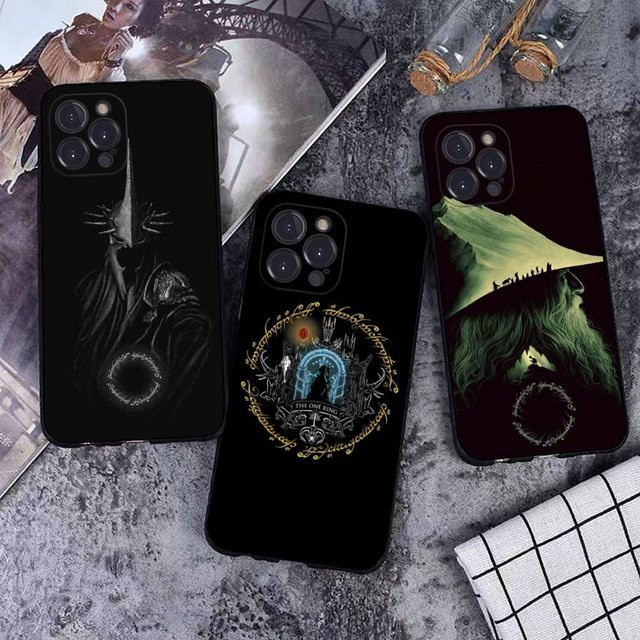 The L-Lord R-Rings Handyhülle für iPhone 17 Air 16 15 14 Plus 13 12 Mini 11 Pro Max in Schwarz - Bild 1