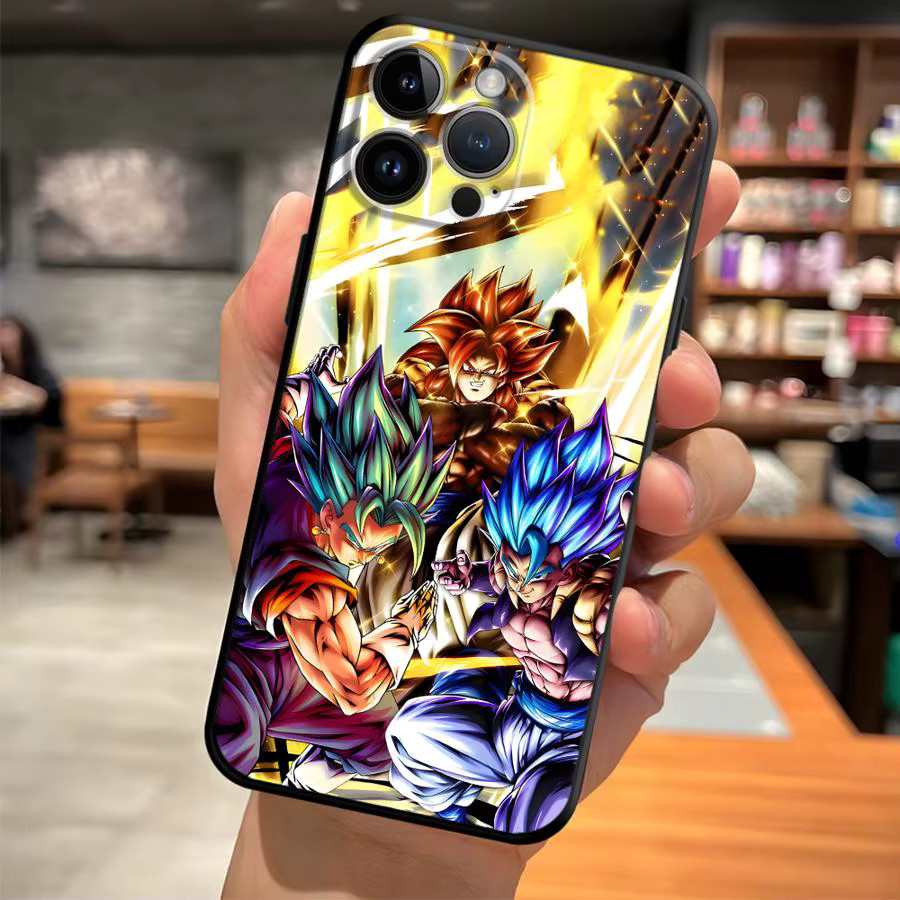 Handyhülle Dragon Ball Vegeta für iPhone Modelle in Schwarz und Multicolour - Bild 4