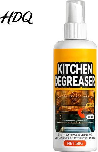 HOMEKA Herdplattenreiniger Grill-Spray als schwerer Fettlöser und Küchenreiniger zur Entfernung von eingebrannten Essensresten, 50 g, weiß - Bild 1