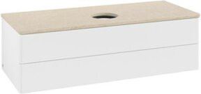 V&B Waschtischunterschrank Antao mit Beleuchtung, Farbe Weiß, B/T/H: 120 x 50 x 36 cm - Bild 1