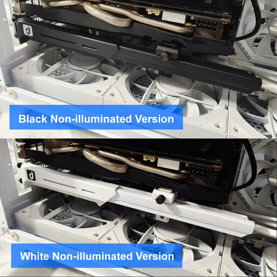 CX FUTRUE Verstellbare GPU-Anti-Sag-Halterung aus Zinklegierung in Schwarz - Bild 4