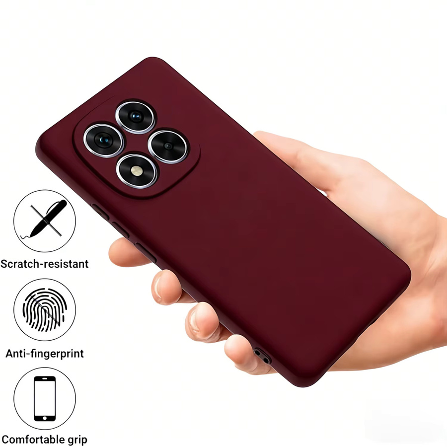 Xiaomi Schutzhülle aus flüssigem Silikon für Redmi Note 15 14 13 4G/5G Pro Plus in Rot - Bild 4