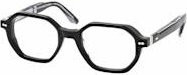 TBD Eyewear Spiga Korrektionsbrille, Vollrand, Quadratisch, Black, Unisex, Kunststoff - Bild 1