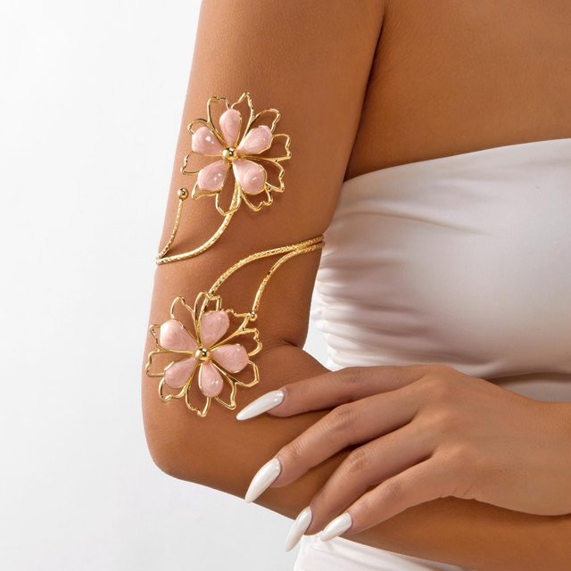 TuiYing001 Oberarm Armband, Messing, Gold, Damen - Bild 1