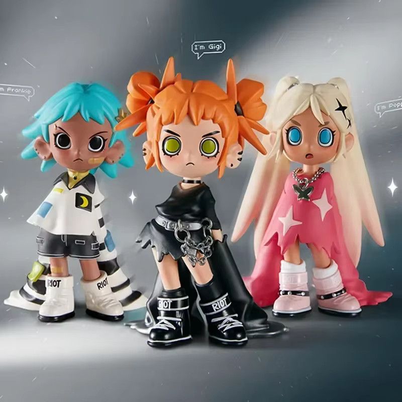 POP MART Lil Peach Riot Loading Series Blind Box Anime Action Figure Mystery Box Spielzeug für Mädchen - Bild 1
