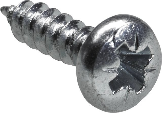 Hettich Spezial-Beschlagschraube in Silber, galvanisiert, 40 Stück - Bild 1
