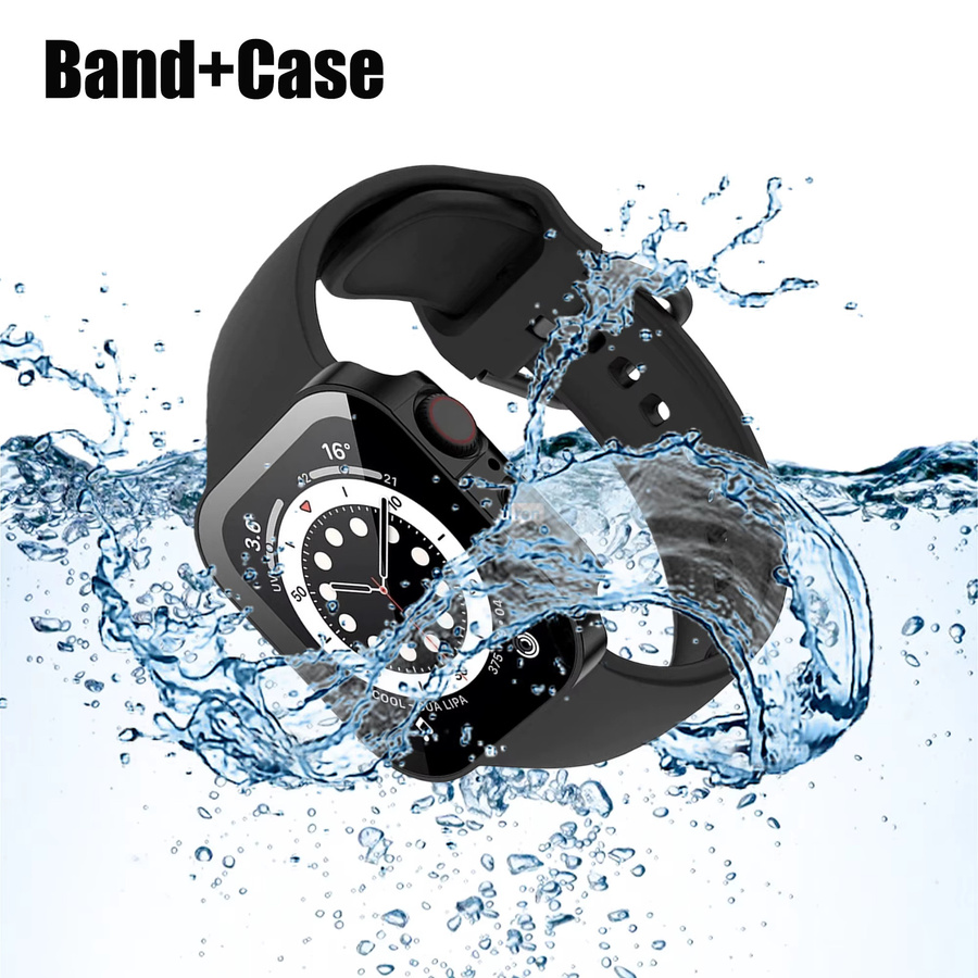 samusak Uhrenarmband Silikon, Schwarz, Unisex - Bild 3