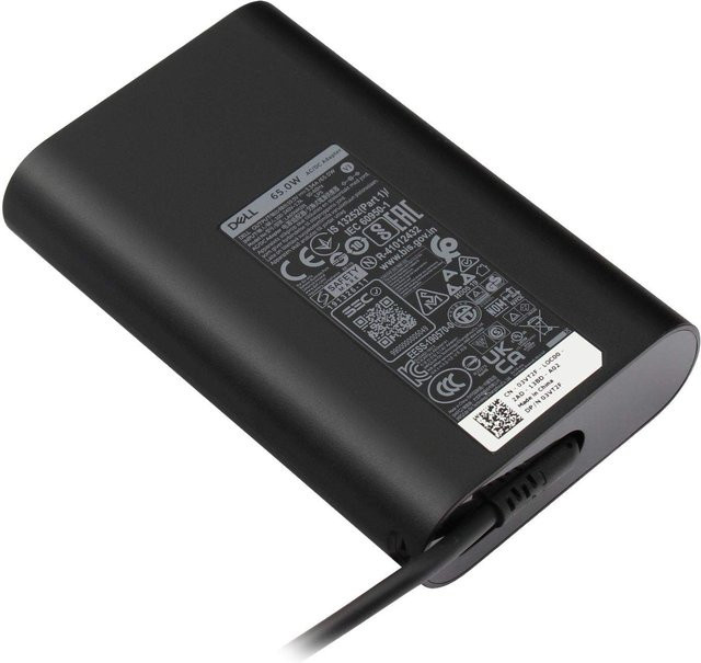 Dell AC Adapter 65W 19.5V Schwarz mit Barrel-Plug (M8YYM) - Bild 1