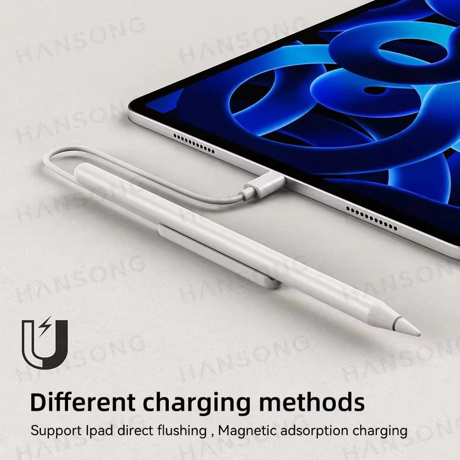 Apple USB-C Magnetisches Ladekabel für Apple Pencil 2. Generation mit Nylonummantelung, Weiß - Bild 2