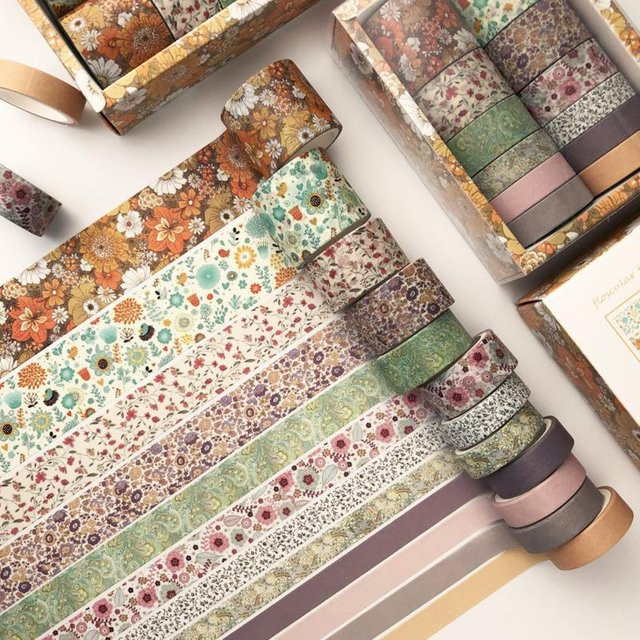 Mango Event Washi Tape Set im Vintage Chinese Palace Stil, 12er Set, Multicolour - Bild 1