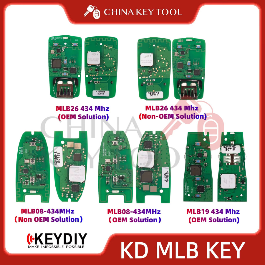 KEYDIY Universal Smart Key PCB Board für Porsche und Audi mit Logo, 434 MHz - Bild 2
