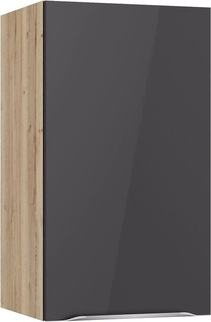 Optifit Küchen-Oberschrank Linus984 in Anthrazit und Wildeiche, B/T/H: 40 x 34,9 x 70,4 cm - Bild 1