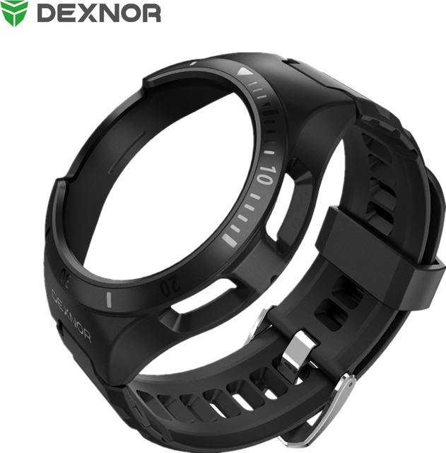 DEXNOR Uhrenarmband für Samsung Galaxy Watch6 Classic, Silikon, Schwarz, Unisex - Bild 1