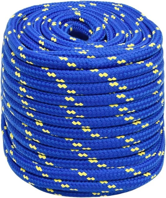 vidaXL Bootsseil Blau aus Polypropylen, Durchmesser: 18 mm, Länge: 25 m - Bild 1
