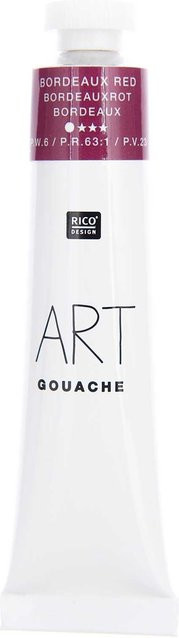 Rico Design ART Gouache Bordeauxrot 22 ml - Bild 1