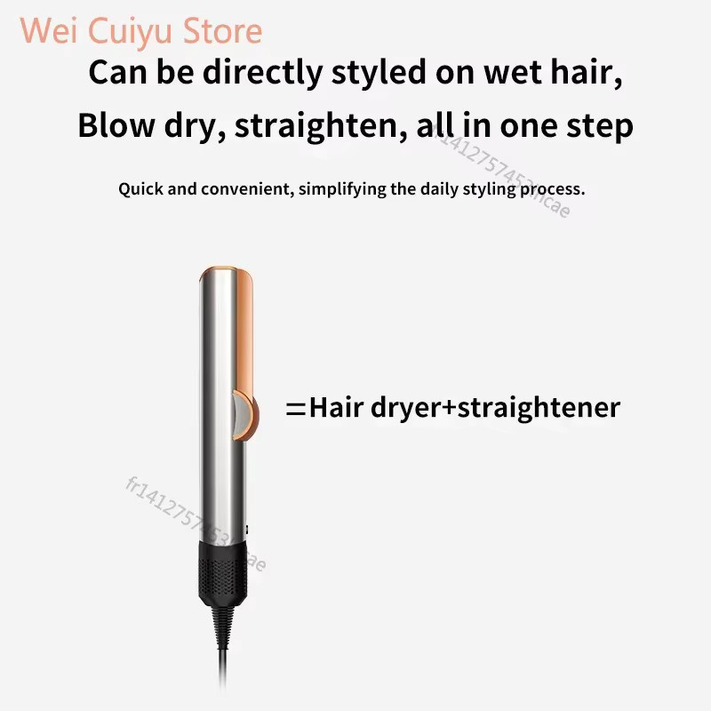 NUOYING 2-in-1 Haartrockner und Glätteisen, Schwarz, Unisex - Bild 3