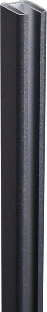 GroJa Stonefence Steckzaunsystem U-Profil Start- und Abschlussleiste Anthrazit DB 703 Länge: 180 cm - Bild 1