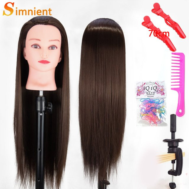 Simnient Übungskopf Blondhaar, 70 cm, Unisex - Bild 1