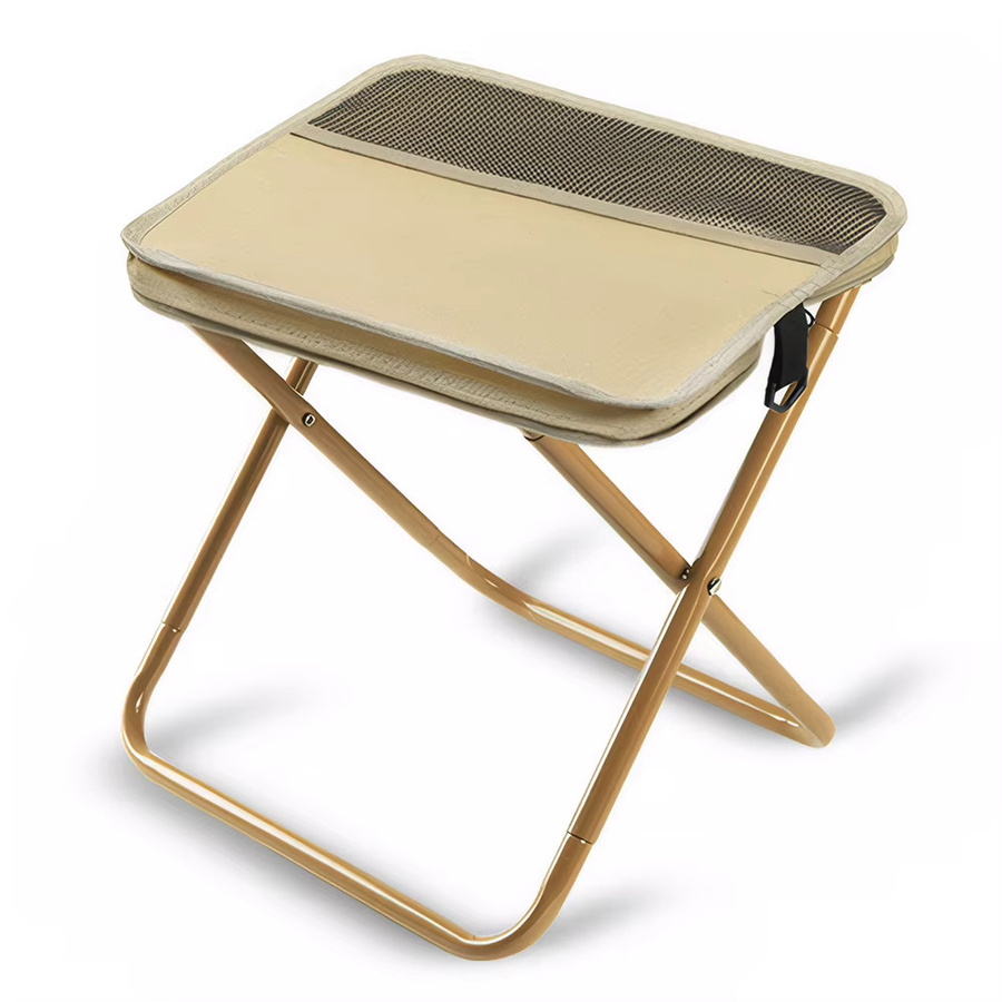 APWIKOGER Tragbarer Klapphocker für den Außenbereich in Beige - Bild 1