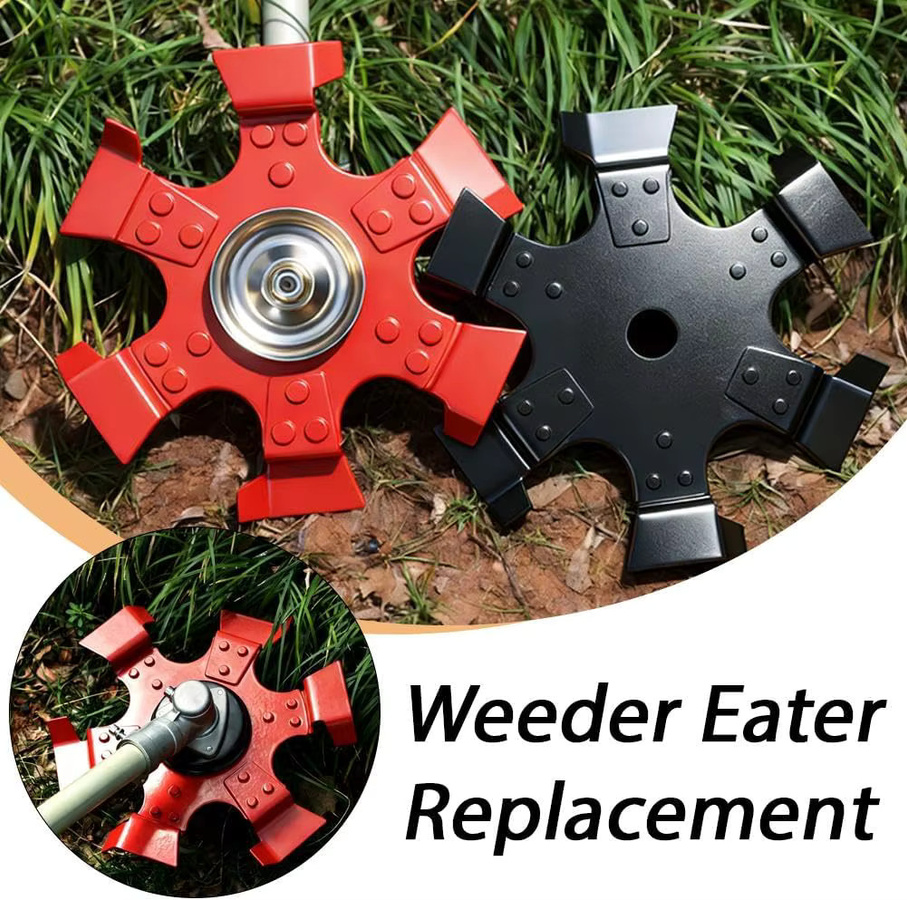 NIUXIANG Grabenfräser-Rad aus Manganstahl in Schwarz-Rot für kleine Bodenfräsen, Durchmesser: 240 mm - Bild 2