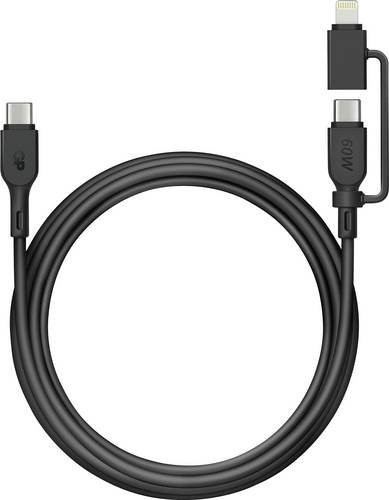 GP USB-C auf Apple Lightning Kabel Schwarz 1,50 m - Bild 1