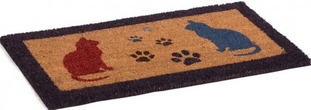 Fußmatte Cats von Intergard mit Katzenmotiv aus Kokosfaser, Multicolor, B: 60 cm, T: 40 cm - Bild 1