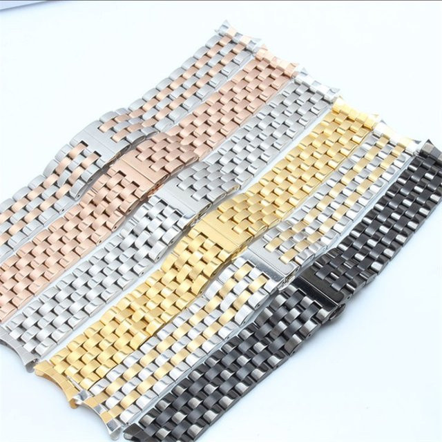 Aotelayer Uhrenarmband Edelstahl, Silber, Unisex - Bild 1