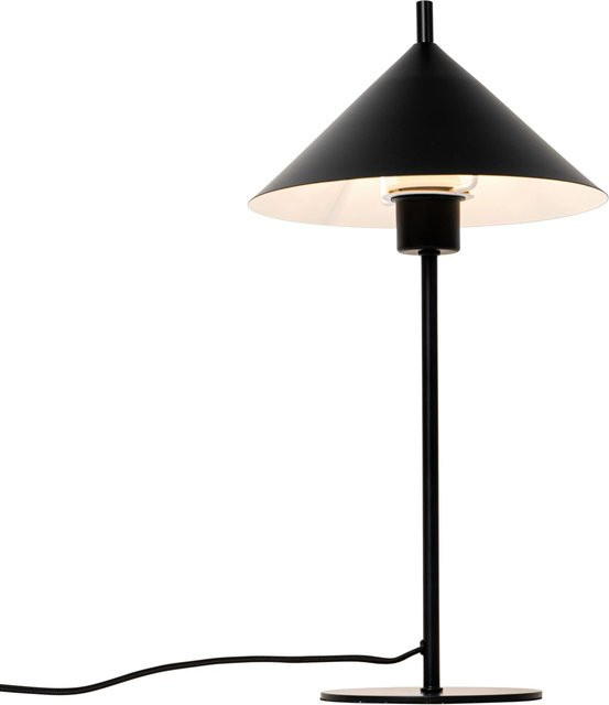 QAZQA Design Tischleuchte Triangolo Schwarz aus Stahl mit E27 Fassung und dimmbarer Funktion - Bild 1