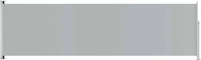 Furnicato Seitenmarkise ausziehbar aus Polyester in Grau, B/H: 600 x 180 cm - Bild 1