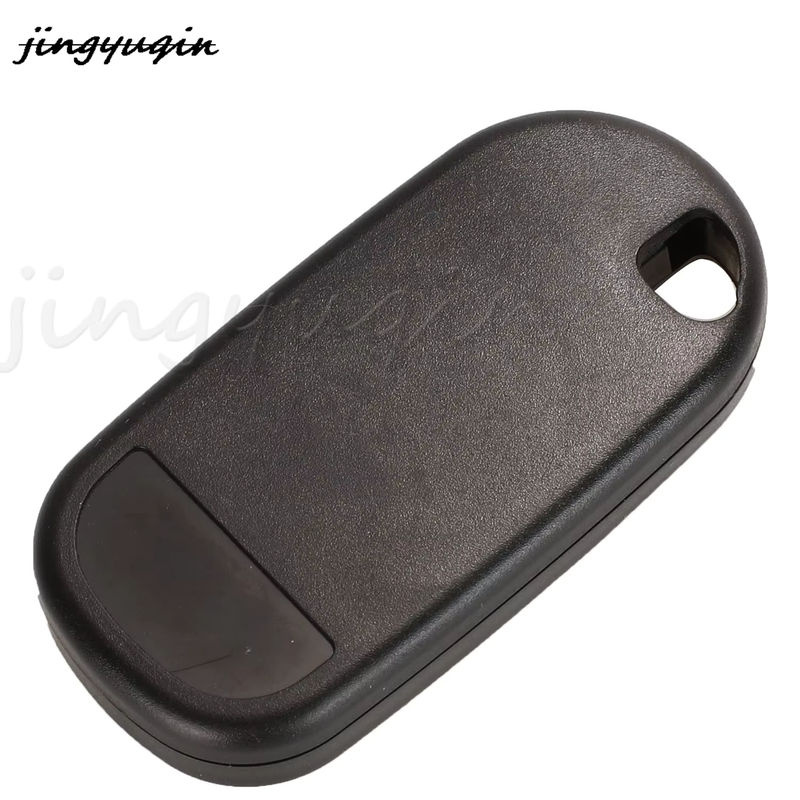 Jingyuqin Ersatz Remote Auto Schlüssel Shell Case Fob für Honda Civic Crv S2000 Accord Jazz Fit Odyssee, Farbe: Schwarz - Bild 3