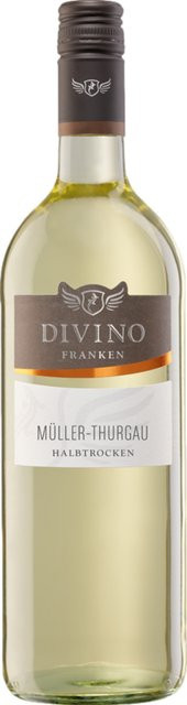 DIVINO Müller-Thurgau Weißwein, Franken, 2024, halbtrocken, 1,0 l - Bild 1